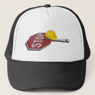 Gorra De Camionero StopSignPoleConstructionHat051913.png