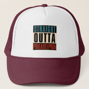 Gorra De Camionero Straight Outta Philadelphia Pennsylvania PA EE.UU.