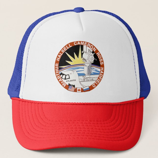 Gorra De Camionero Sts-74 (parche de misión) (Anverso)