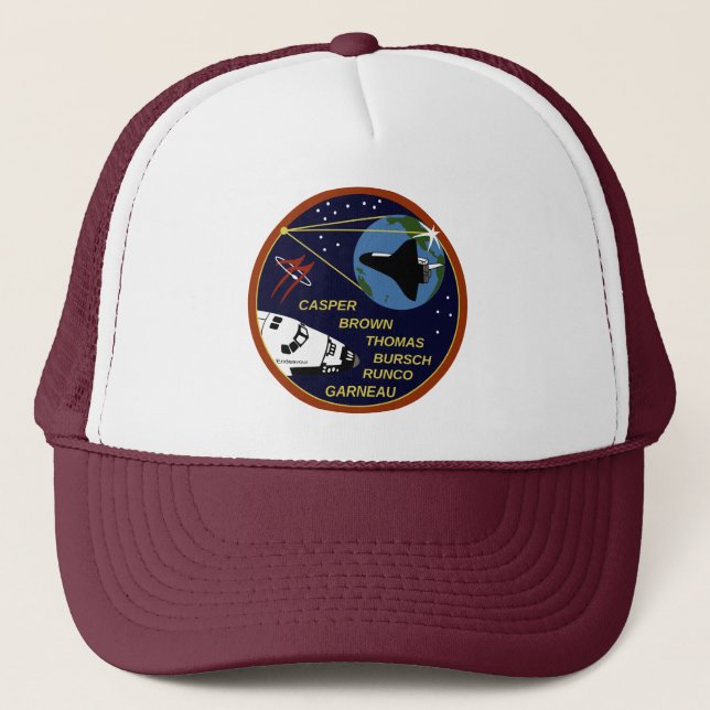 GORRA DE CAMIONERO STS-77 (Anverso)