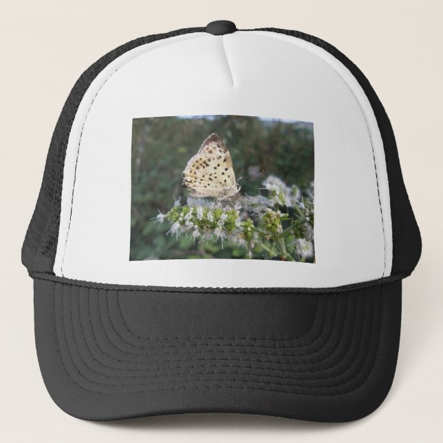 Gorra De Camionero Stunning Cream and Chocolate Butterfly (Anverso)