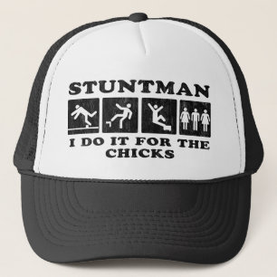 Gorra De Camionero stuntman - lo hago para los polluelos