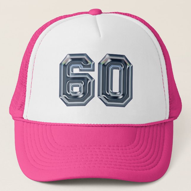 Gorra De Camionero Su fiesta de cumpleaños número 60 (Anverso)