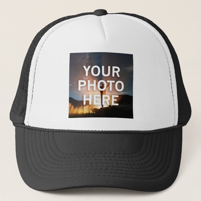 Gorra De Camionero Su foto aquí (Anverso)