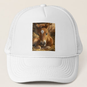 Gorra De Camionero Suave Potro de Sueño Dorado