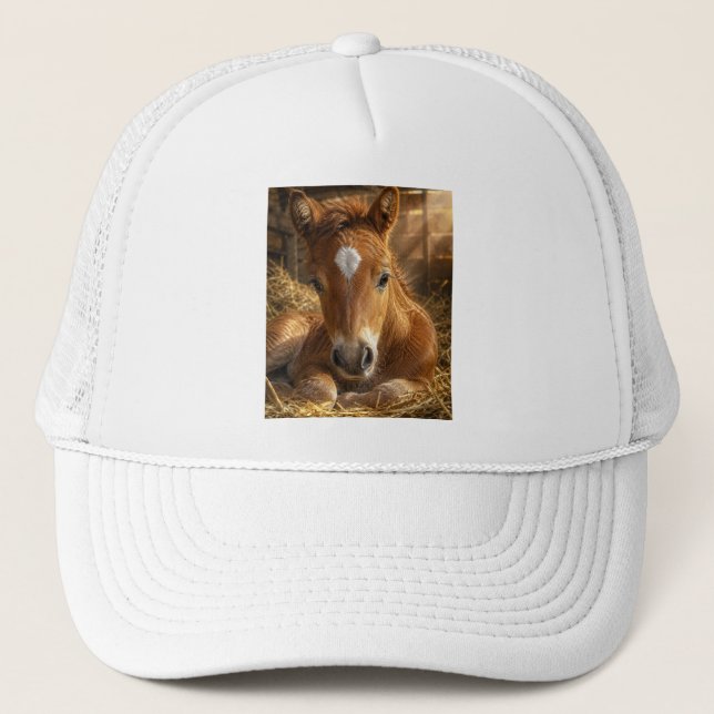 Gorra De Camionero Suave Potro de Sueño Dorado (Anverso)