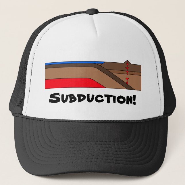 Gorra De Camionero ¡Subducción! Imprimir (Anverso)