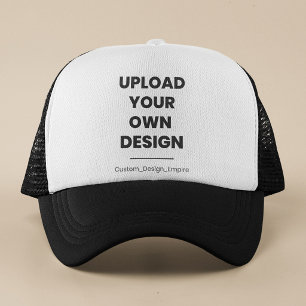 Gorra De Camionero Sube tu propio diseño aquí Plantilla personaliza