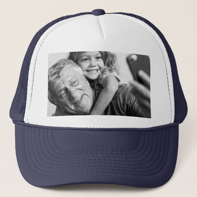 Gorra De Camionero Subir foto personalizado Diseñar tu propio abuelo (Anverso)