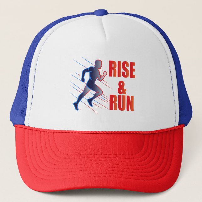 Gorra De Camionero Subir y correr (Anverso)