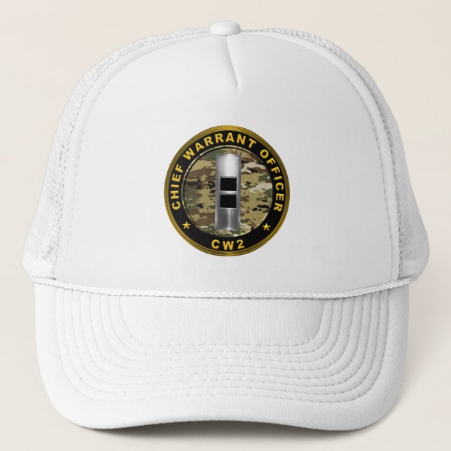 Gorra De Camionero Suboficial Jefe CW2 (Anverso)