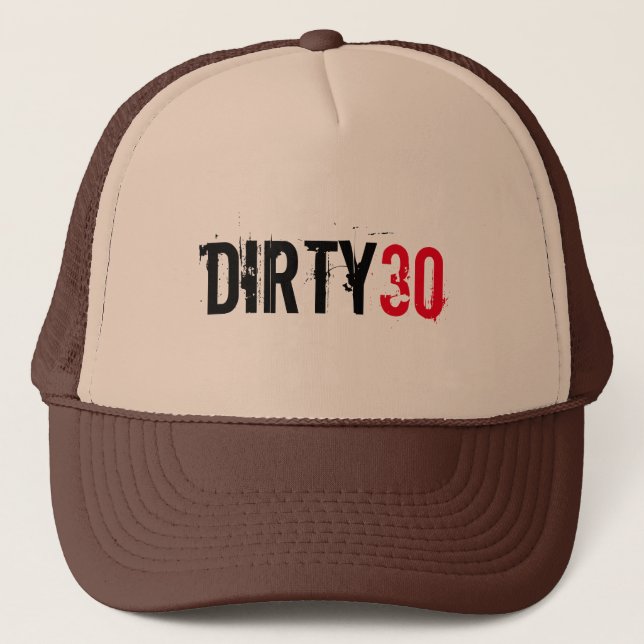 GORRA DE CAMIONERO SUCIA 30 TREINTA CUMPLEAÑOS (Anverso)