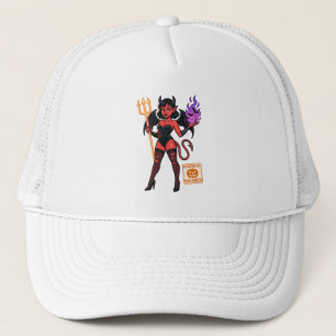 Gorra De Camionero Sucubus Personalizado de Halloween - Oscuro y jugu