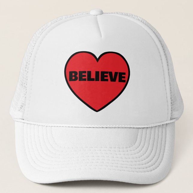 Gorra De Camionero Sudadera Believe (Anverso)