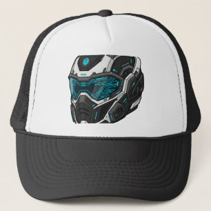Gorra De Camionero Sudadera con capucha gráfica de piloto de Mecha Cy
