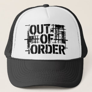 Gorra De Camionero Sudadera con tipografía industrial brutalista fuer