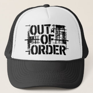 Gorra De Camionero Sudadera con tipografía industrial brutalista fuer