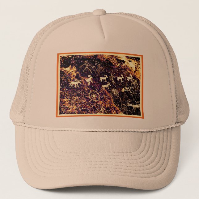GORRA DE CAMIONERO SUDOESTE DEL AMERICANO DEL DESIERTO DE NEVADA DE (Anverso)