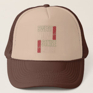 Gorra De Camionero Sudor Ahora Brilla Más Tarde - Audaz Motivación De