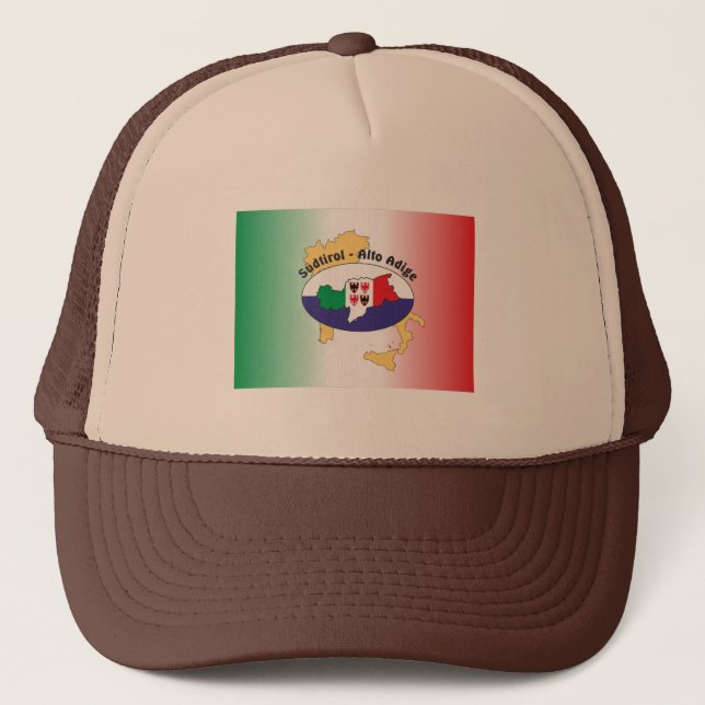 Gorra De Camionero Südtirol - Alto Adige - Italien - Italia Cap (Anverso)