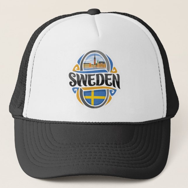 Gorra De Camionero Suecia (Anverso)