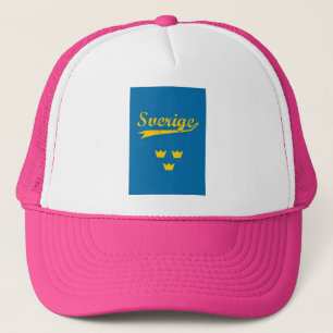 Gorra De Camionero Suecia, Sverige, 3 coronas