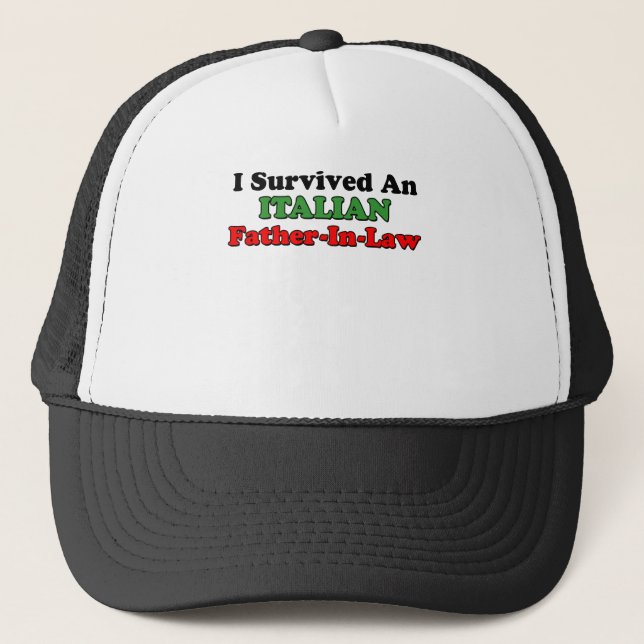 Gorra De Camionero Suegro italiano sobrevivido (Anverso)