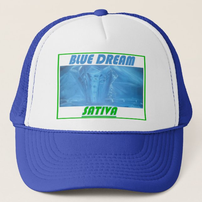 GORRA DE CAMIONERO SUEÑO AZUL SATIVA (Anverso)