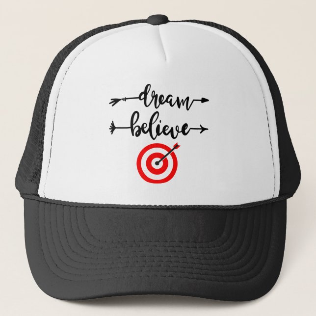 GORRA DE CAMIONERO SUEÑO CREER LOGRAR (Anverso)