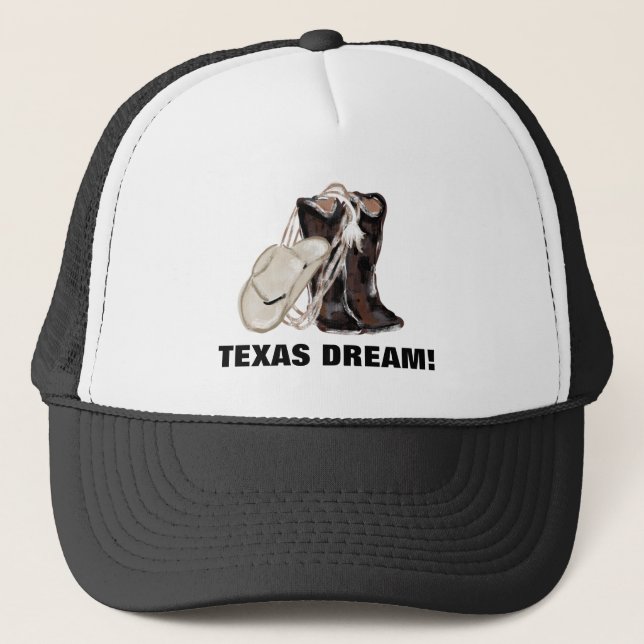 GORRA DE CAMIONERO ¡SUEÑO DE TEXAS! (Anverso)