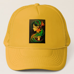Gorra De Camionero Sueño del cabello arcoiris