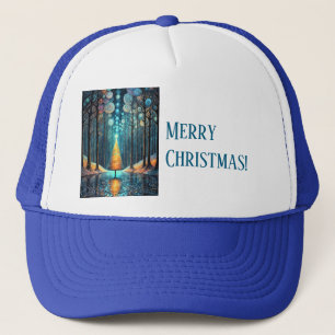 Gorra De Camionero Sueño feriado irlandés 🎄 brillante árbol navideño