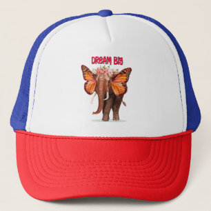 Gorra De Camionero Sueño Grande Como Un Elefante Inspirador