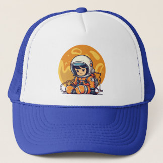 Gorra De Camionero Sueño grande, pequeño astronauta