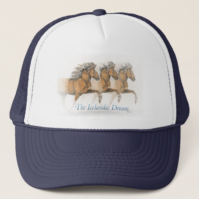 Gorra De Camionero Sueño islandés ~ Bolas (Anverso)