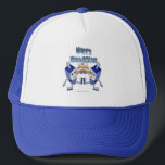 Gorra De Camionero Sueños bailarines Hanukkah y Doughnut jly<br><div class="desc">Está viendo la colección Lee Hiller Designs of Home and Office Decor, Apparel, Gifts and Collectibles. Los diseños incluyen la fotografía Lee Hiller y la colección de arte digital de medios mixtos. Puedes ver su fotografía de la naturaleza en http://HikeOurPlanet.com/ y seguir su blog de caminatas dentro del Parque Nacional...</div>