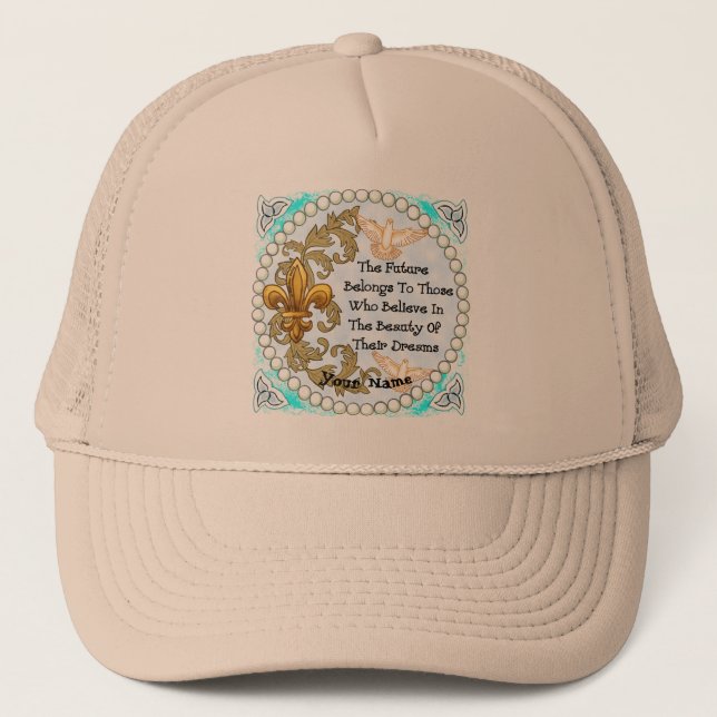 Gorra De Camionero Sueños futuros (Anverso)