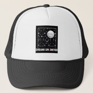 Gorra De Camionero Sueños ilimitados con noches estrelladas y luna.