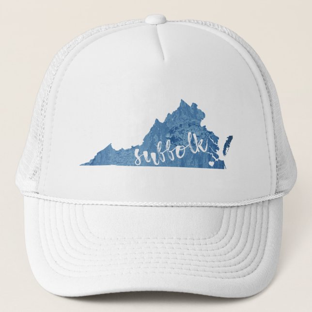 Gorra De Camionero Suffolk Virginia Wood Grain (Anverso)