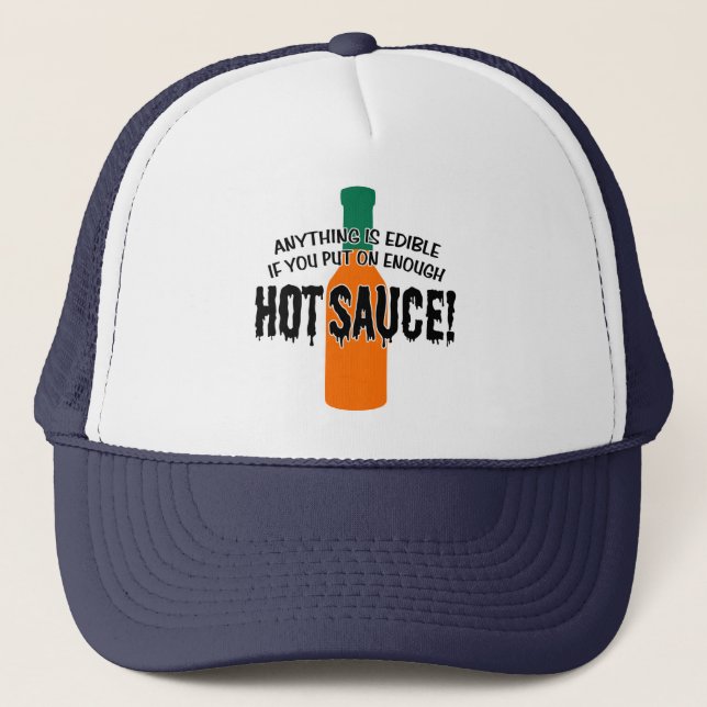 Gorra De Camionero Suficiente Salsa Caliente (Anverso)