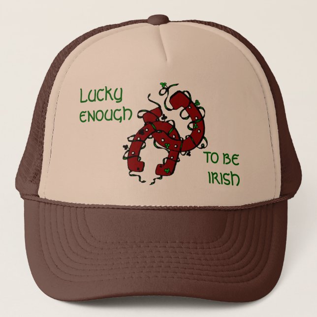 GORRA DE CAMIONERO SUFICIENTEMENTE AFORTUNADO COMO PARA SER EL CAZO D (Anverso)