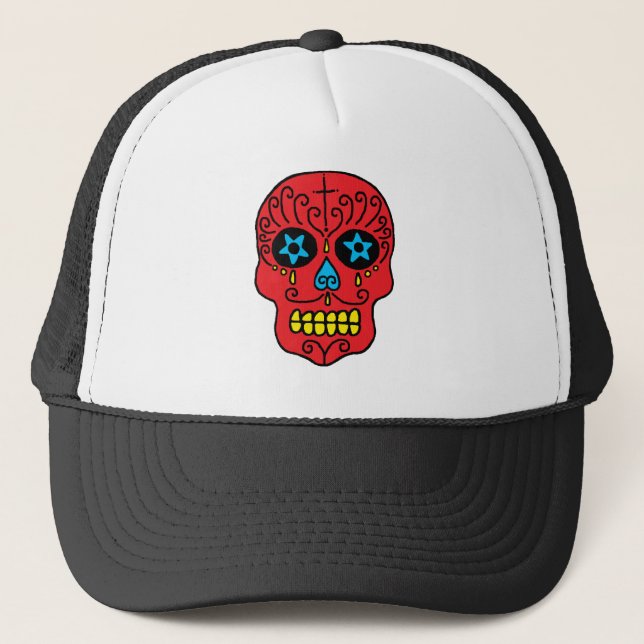 Gorra De Camionero Sugar Skull Man (Anverso)