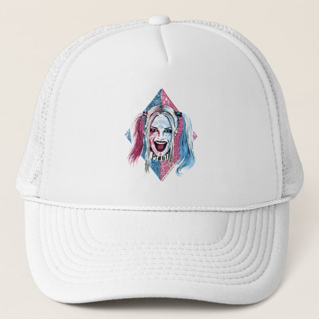 Gorra De Camionero Suicide Squad | Harley Laugh (Anverso)