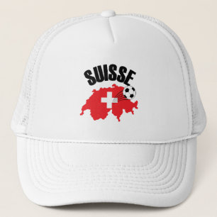 Gorra De Camionero Suisse Suiza Map Swiss Soccer
