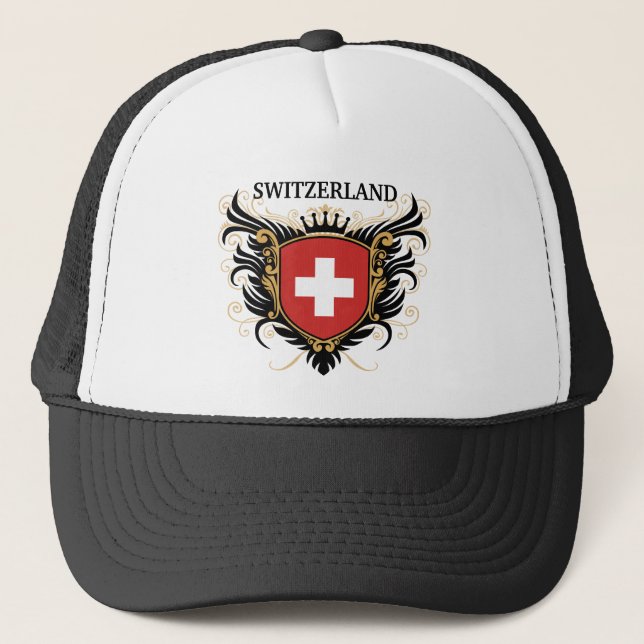 Gorra De Camionero Suiza [personalice] (Anverso)