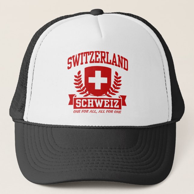 Gorra De Camionero Suiza Schweiz (Anverso)
