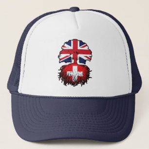Gorra De Camionero Suiza Suizo Británico Reino Unido Reino Unido