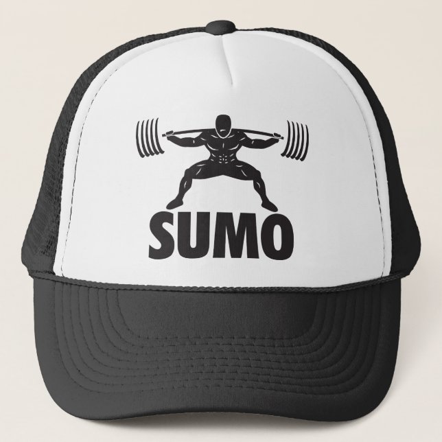 Gorra De Camionero SUMO SQUAT - Motivación de elevación de potencia (Anverso)