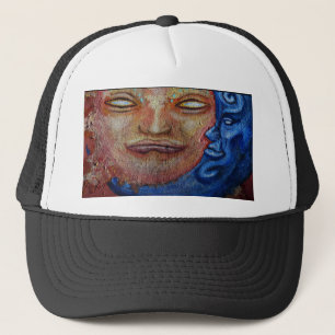 Gorra De Camionero Sun and Moon Face Graffiti