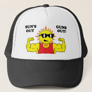 Gorra De Camionero Sun hacia fuera dispara contra hacia fuera